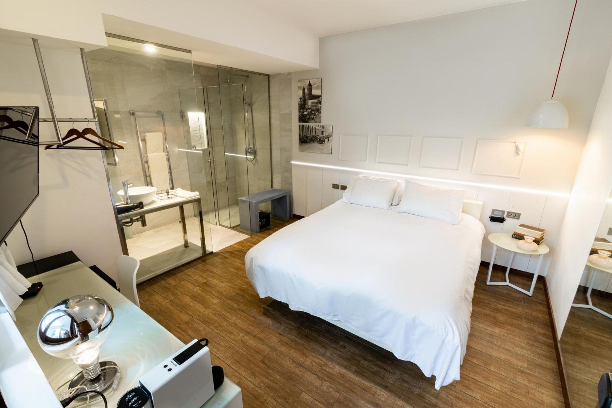Cosmopolitano Hotel Boutique 산타 크루즈 드 라 시에라 외부 사진 A room at the hotel