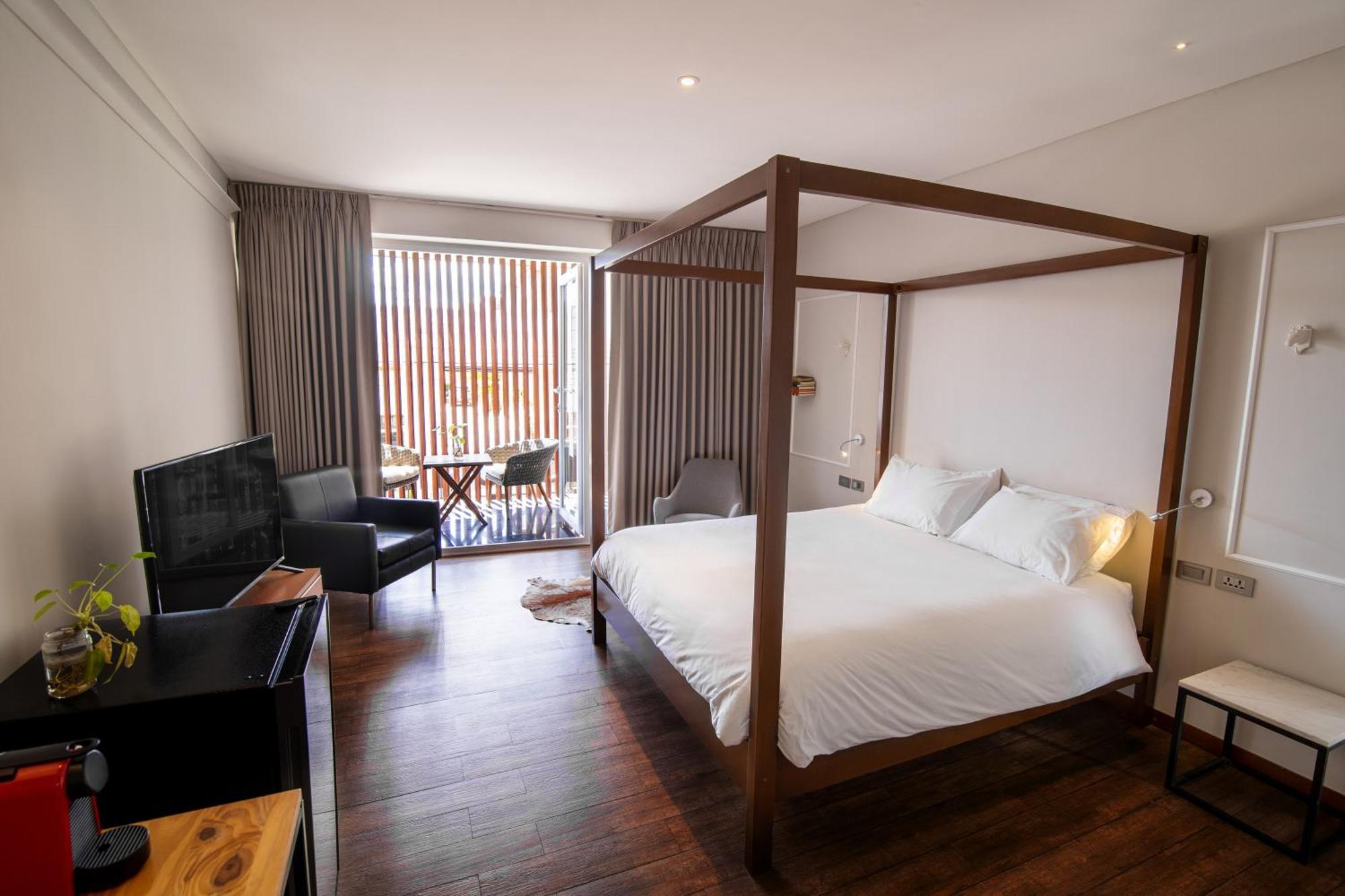 Cosmopolitano Hotel Boutique 산타 크루즈 드 라 시에라 외부 사진 A room at the hotel