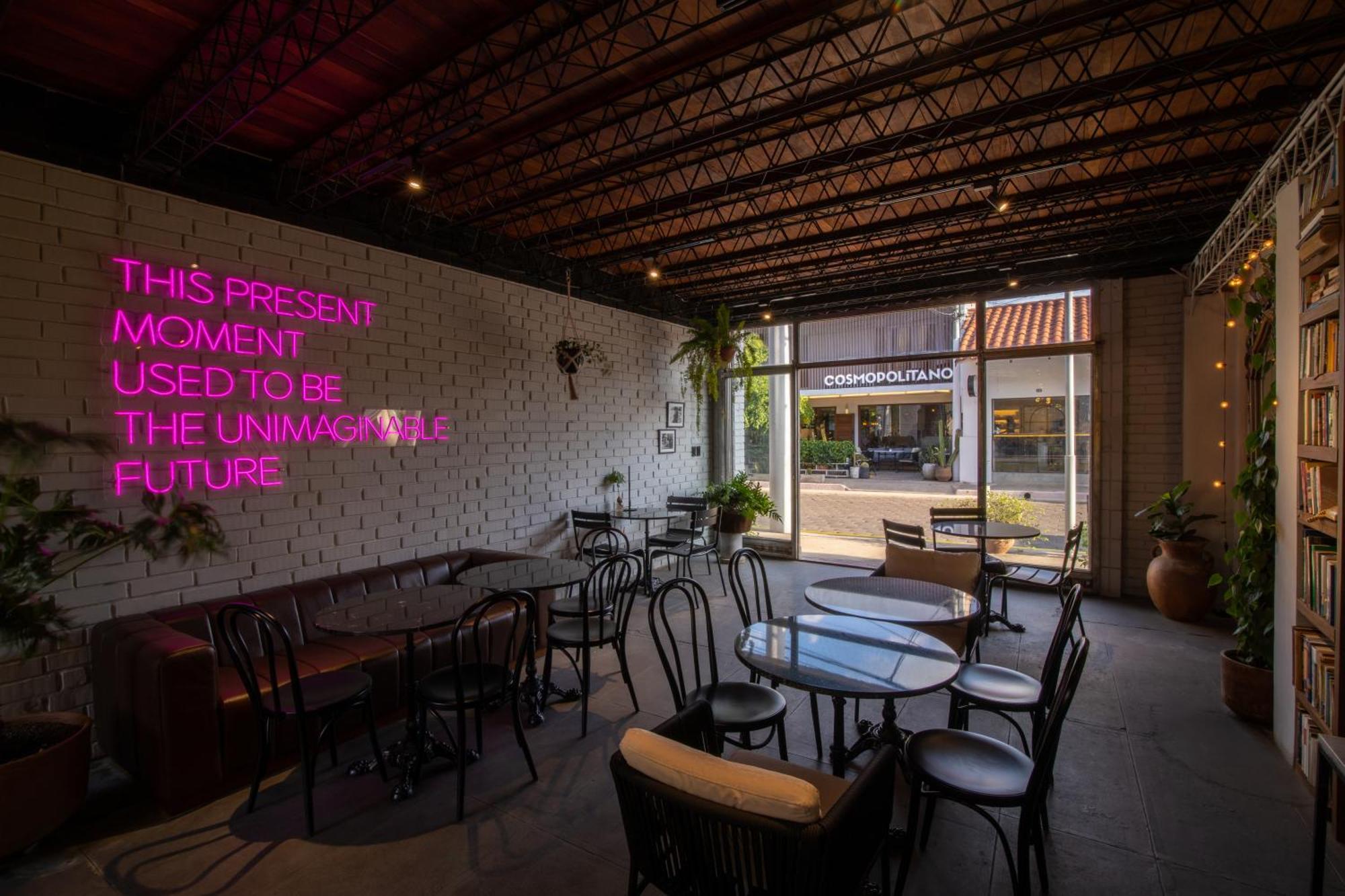 Cosmopolitano Hotel Boutique 산타 크루즈 드 라 시에라 외부 사진 Interior of the restaurant